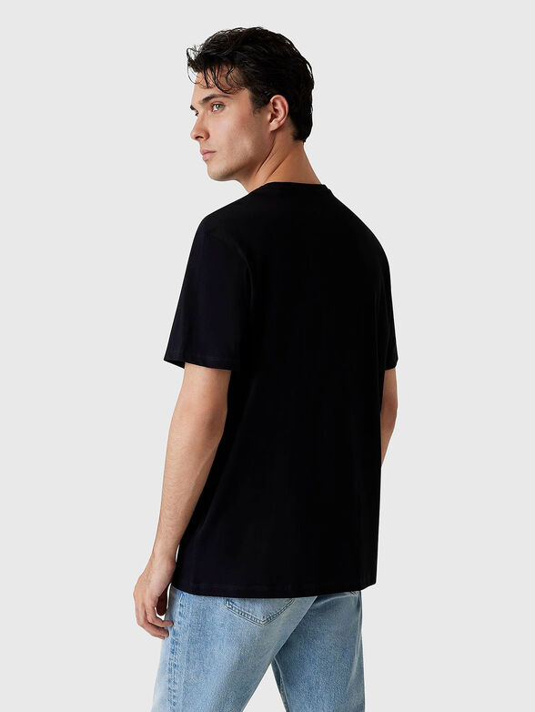Cotton T-shirt with logo print - 3