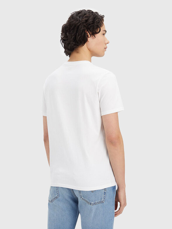 White t-shirt with logo  - 3