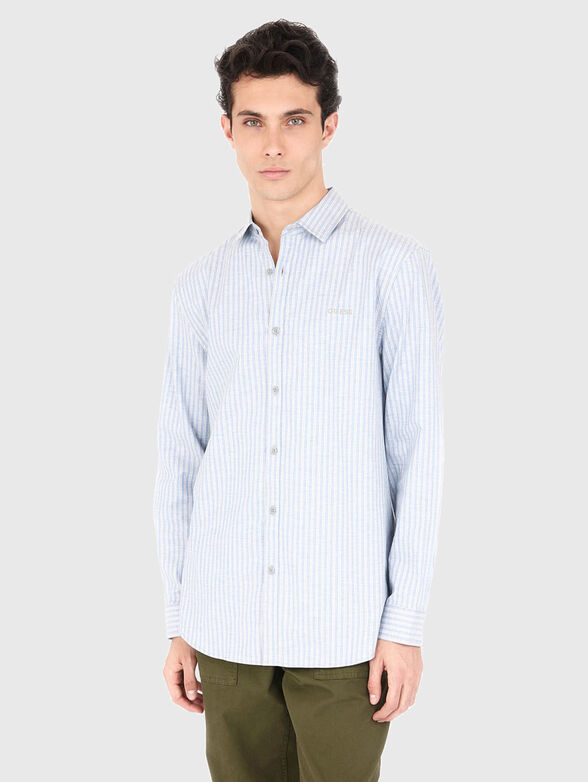 Cotton shirt with logo - 1