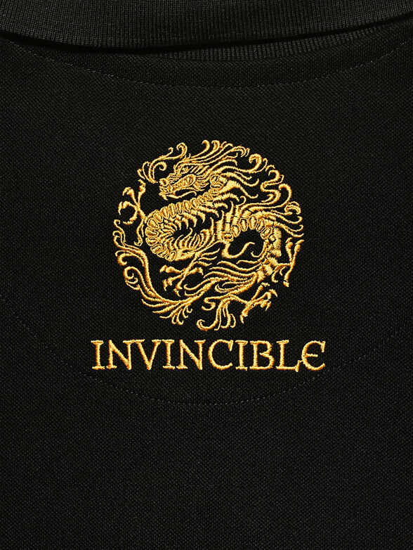 PS008 Polo shirt with gold embroidery - 4