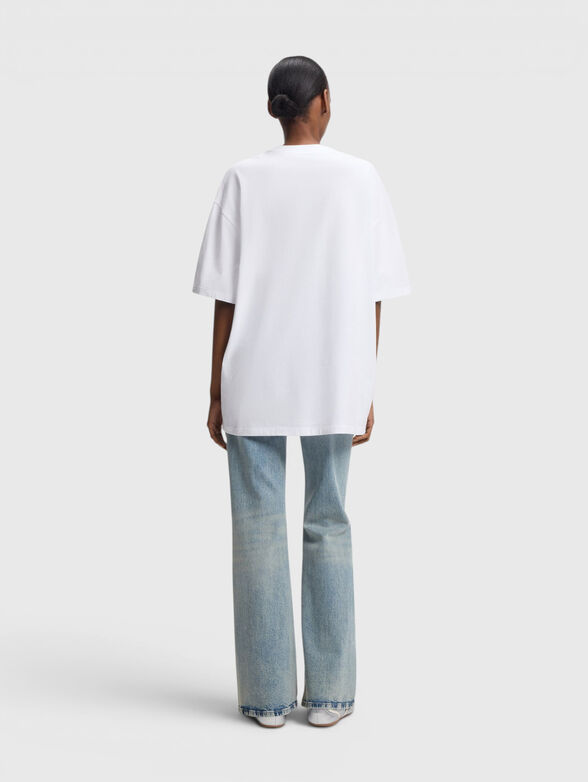 Oversized T-shirt with rhinestones - 3