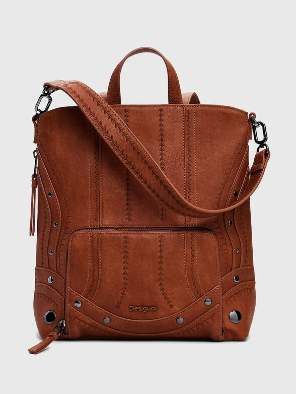 Backpack with accent stitching - 0