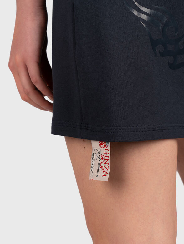 DL011 dark blue dress - 4