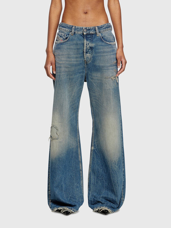 1996 D-SIRE L.28 jeans with a worn effect - 1