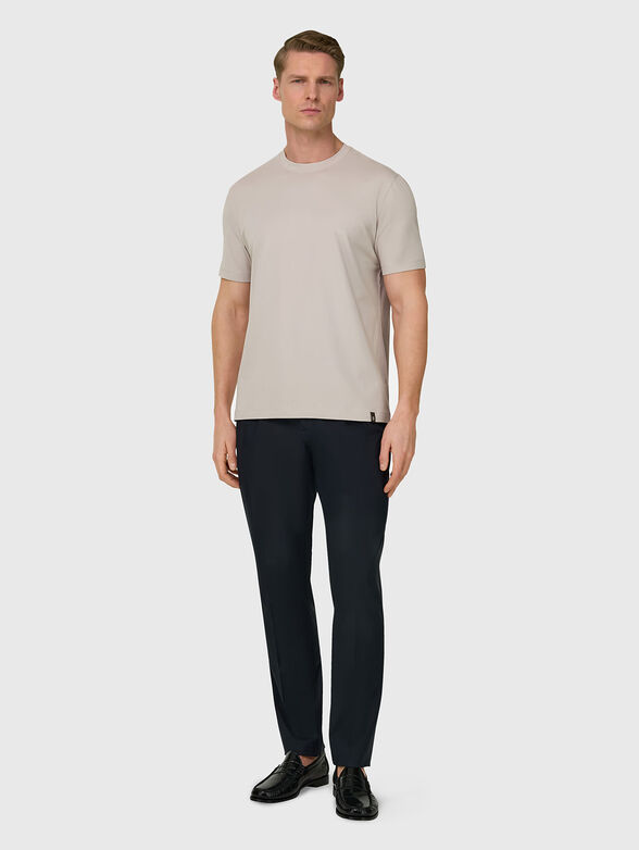 Cotton blend T-shirt with logo - 2