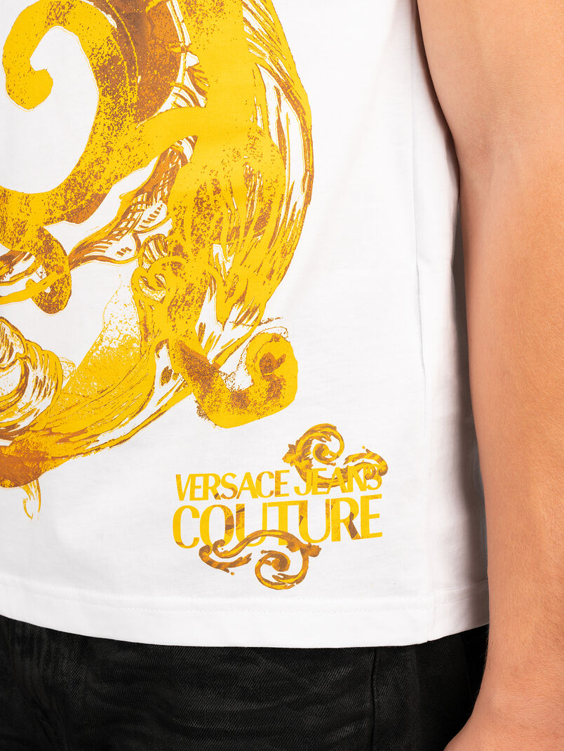 Black T-shirt with print - 3