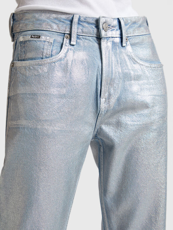 Jeans with metallic effect - 3