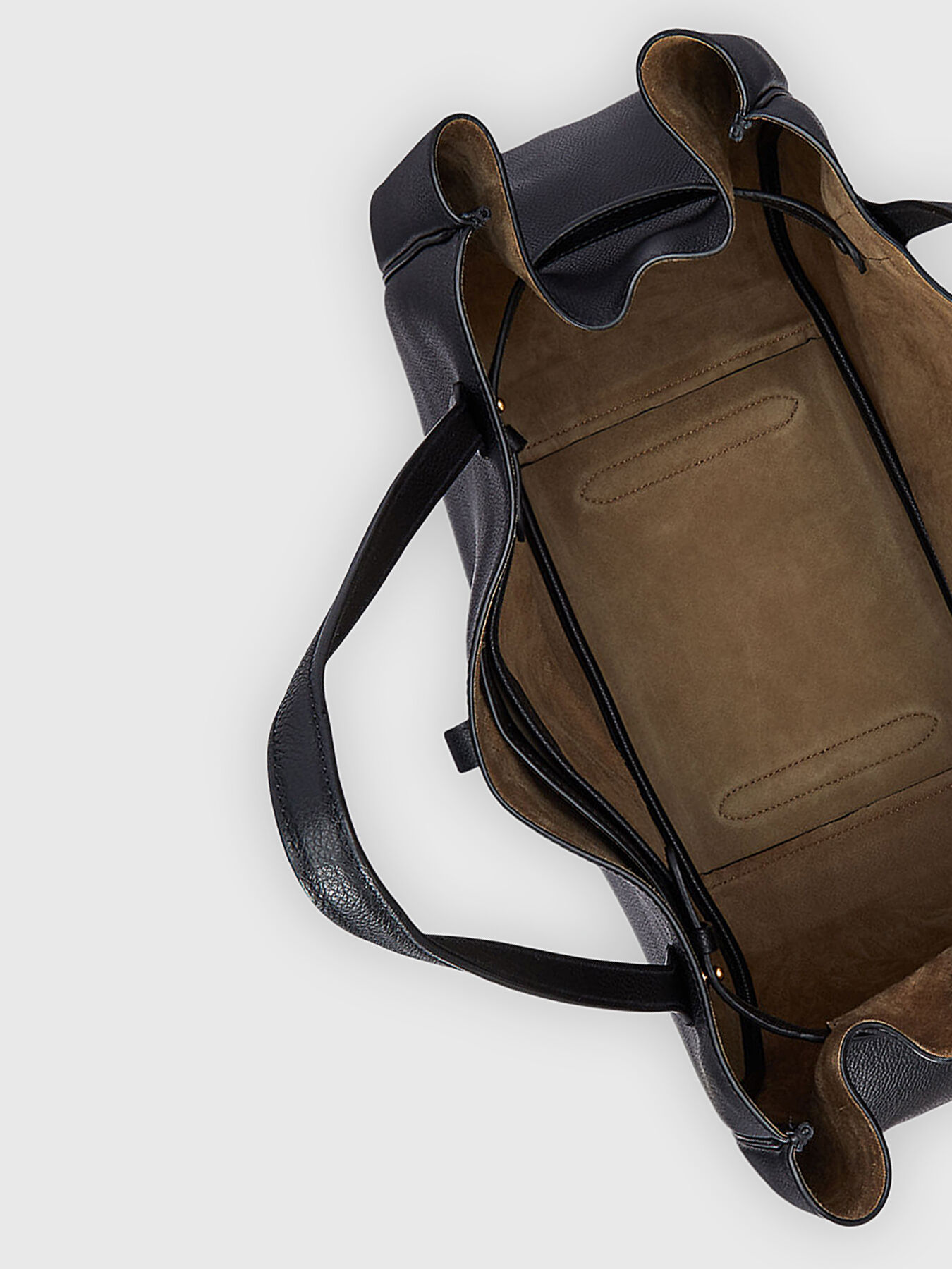 Black leather tote bag brand POLO RALPH LAUREN — Globalbrandsstore