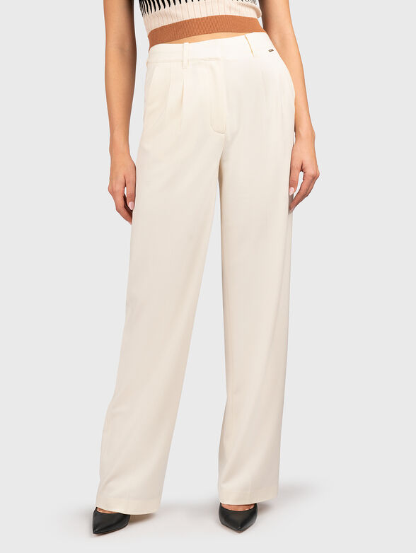 DORIS straight trousers in black  - 1