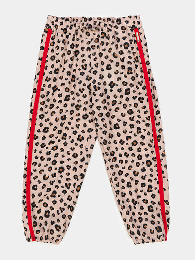 Pants with animal print - 1