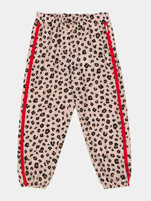 Pants with animal print