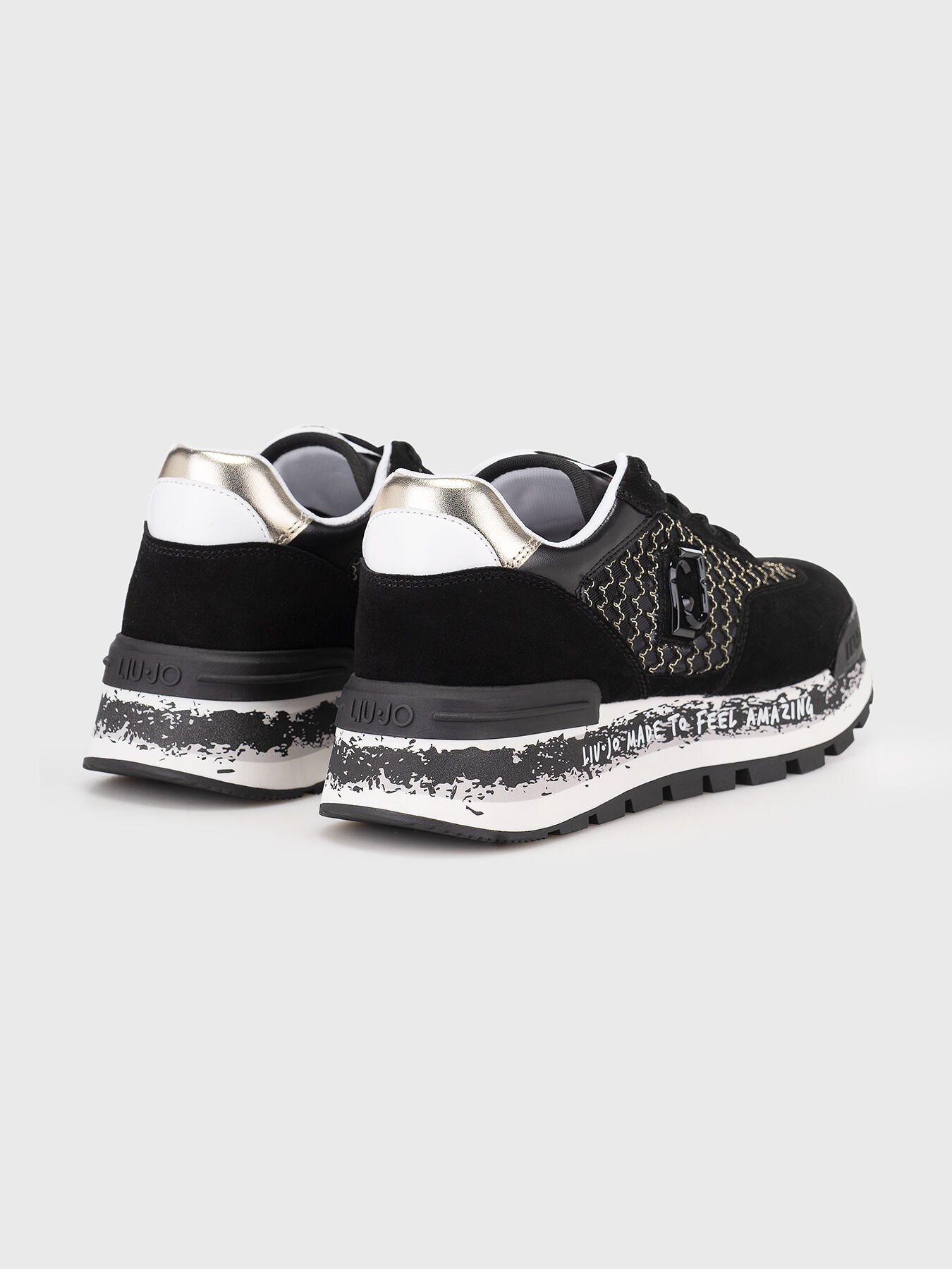 AMAZING 23 sneakers with lurex threads brand LIU JO Globalbrandsstore en