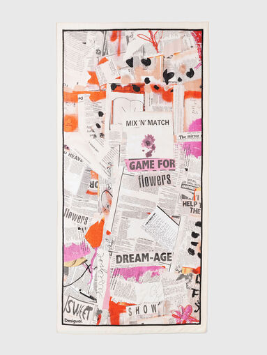 FAKE NEWS art print scarf - 3