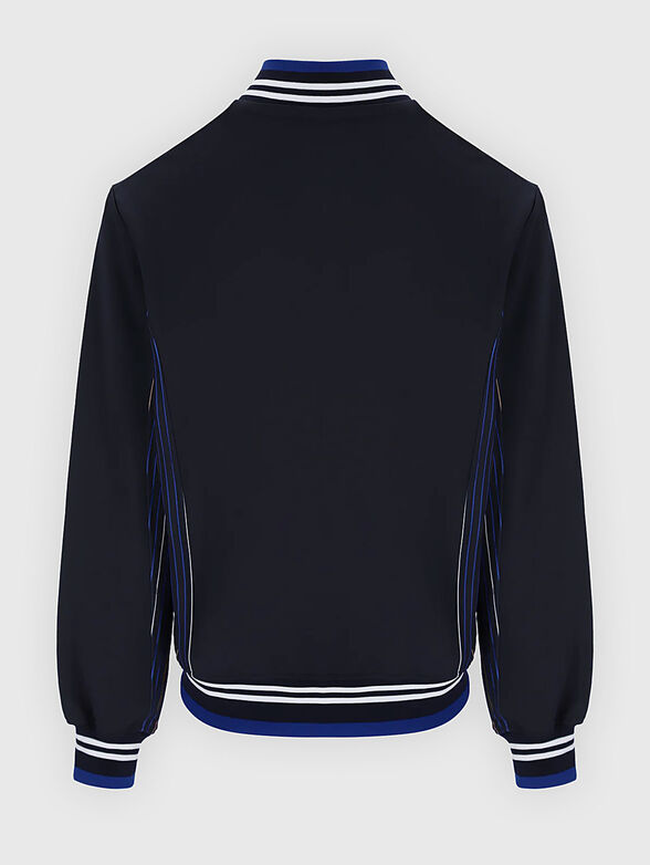Jacket with accent collar and logo detail - 2