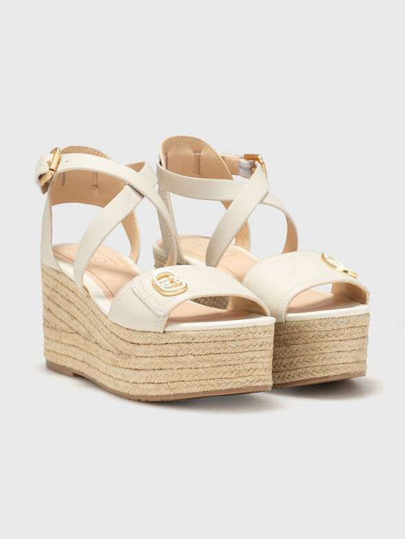 BALI 01 leather sandals in brown - 2