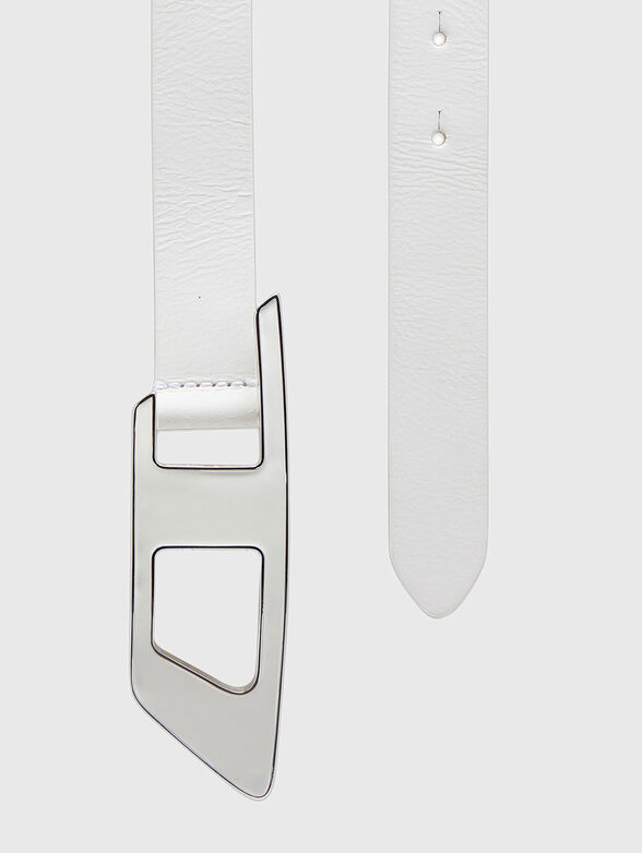 B-DLOGO II black leather belt - 2