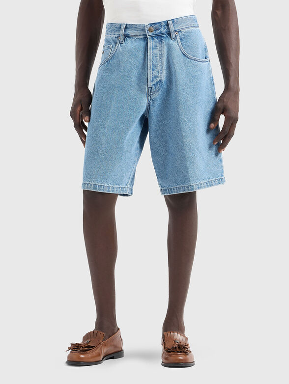 Denim shorts in blue - 1
