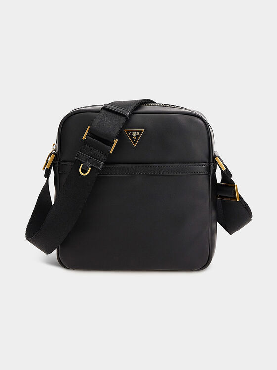 Кросбоди чанта SCALA в черен цвят с лого детайл - 1