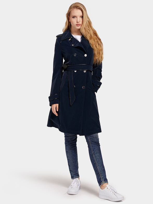 Trench SUSAN with eco-leather accents - 2
