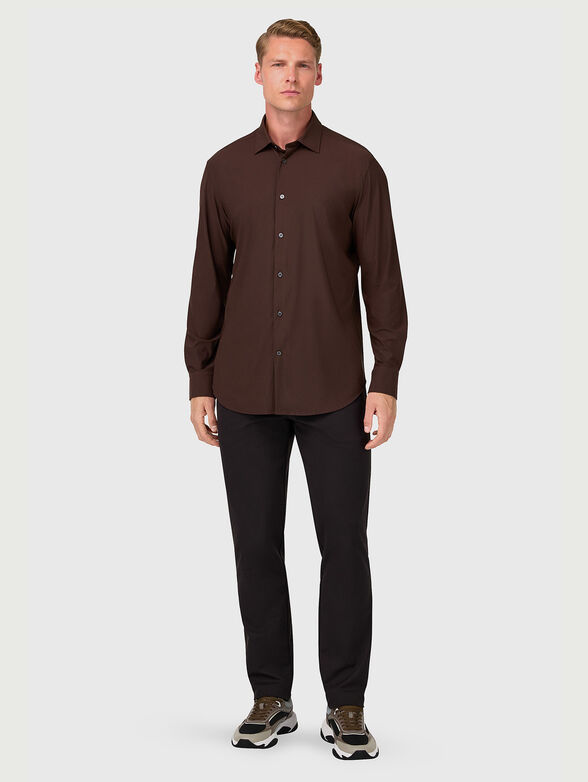 Slim fit stretch nylon shirt - 2