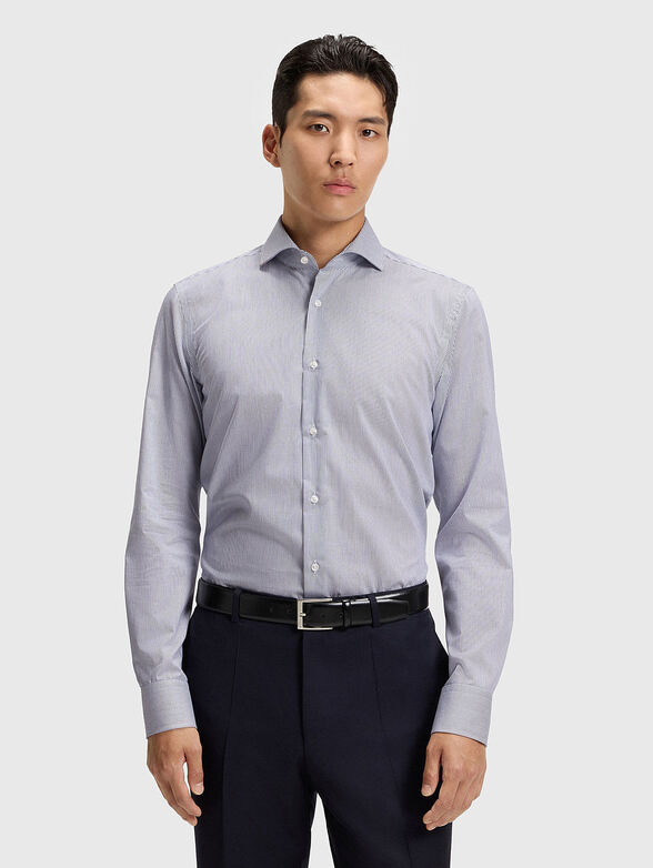 Striped cotton shirt - 1