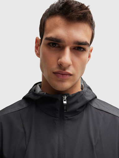 J NEON jacket with zip and hood - 4