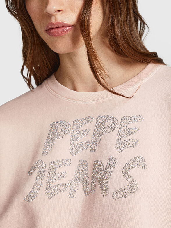 BAILEY sweatshirt with applique eyelets - 4