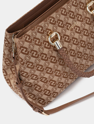 Boston bag with monogram logo print - 5