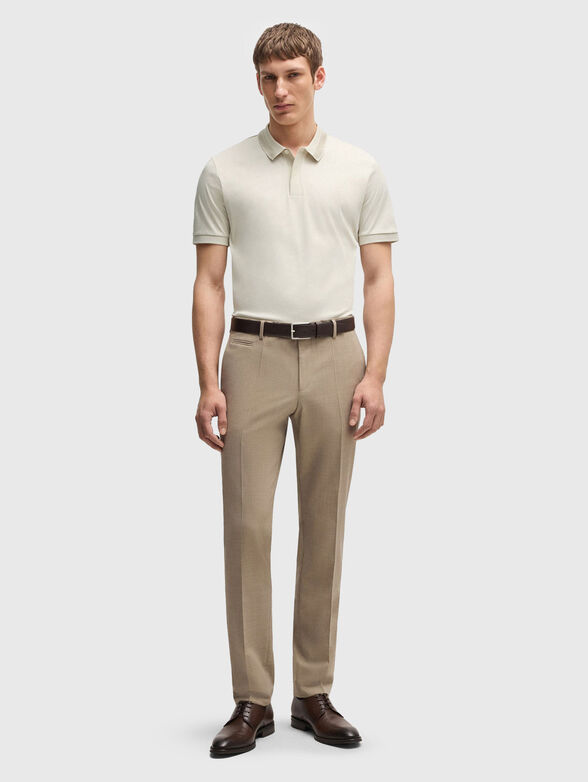 Cotton polo shirt with buttons - 2