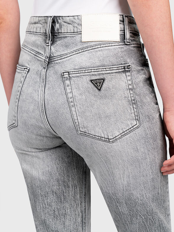 Grey jeans with washed effect - 4