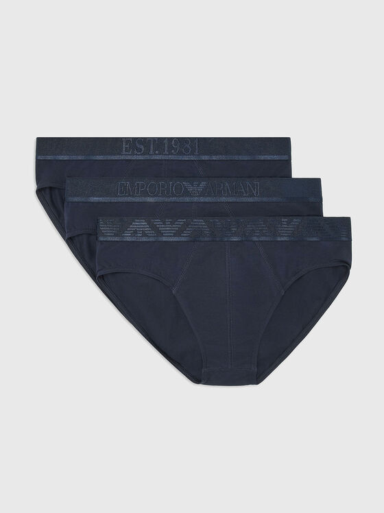 Set of three briefs with logo - 1