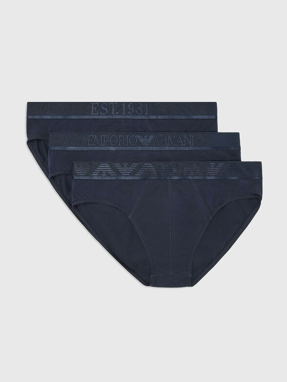 Set of three briefs with logo - 1