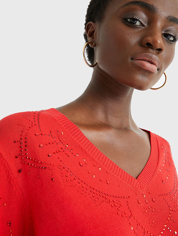 GANTE Sweater in red color - 6