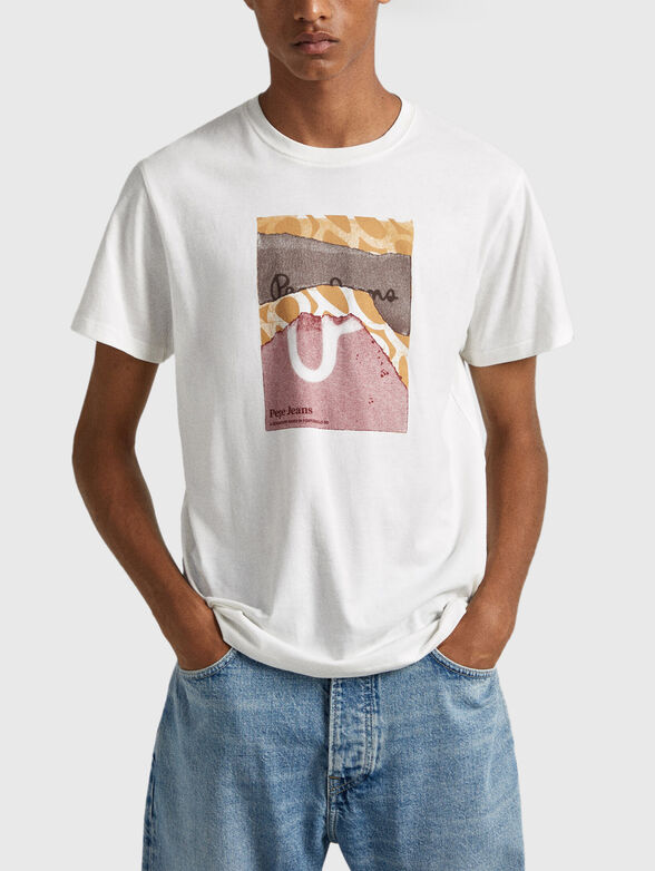 KENELM cotton T-shirt with print - 1