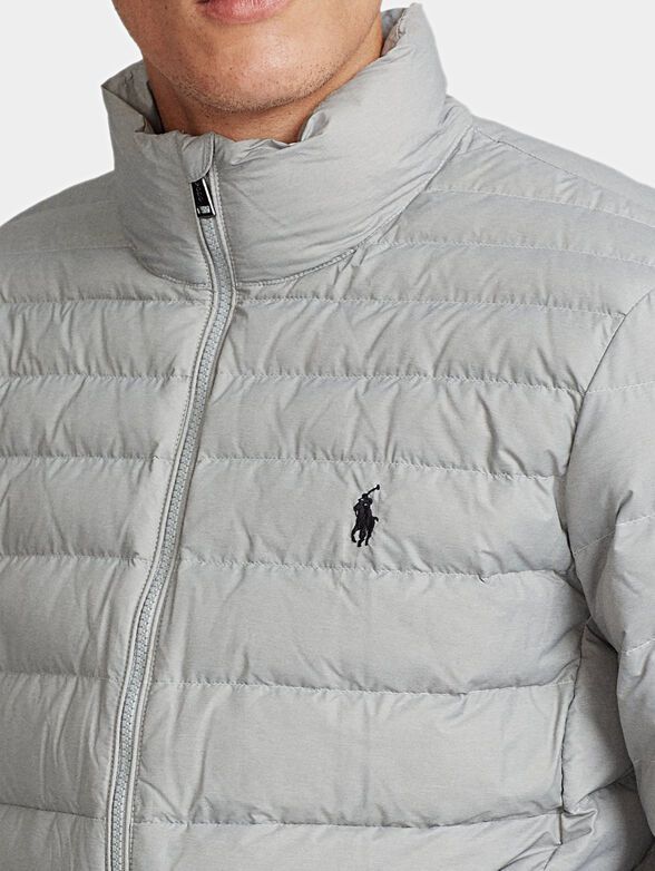 Padded jacket in grey - 4