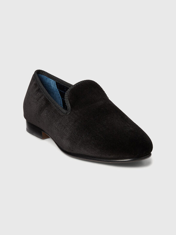 Black velvet loafers - 2