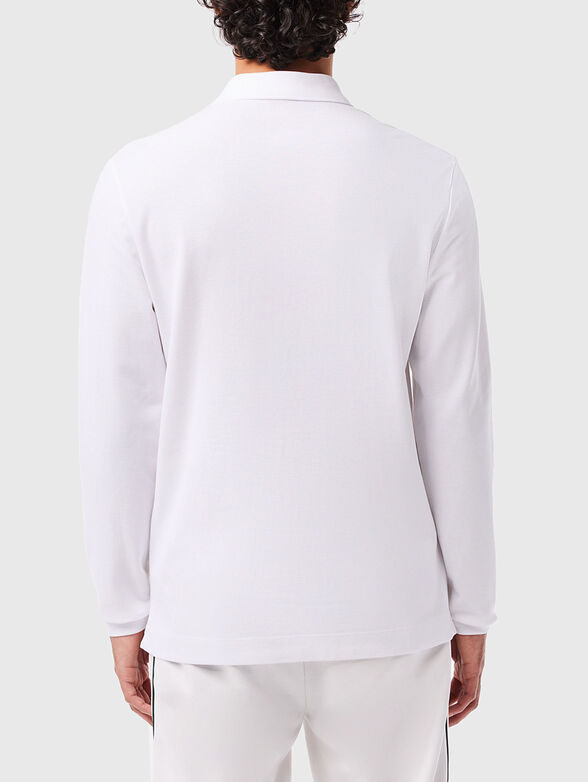 Black polo-shirt with long sleeves - 2