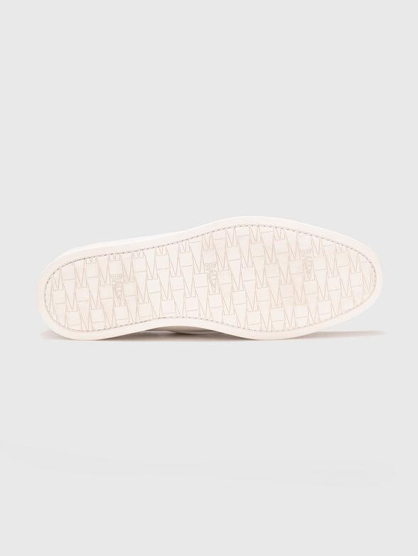 White leather shoes - 5