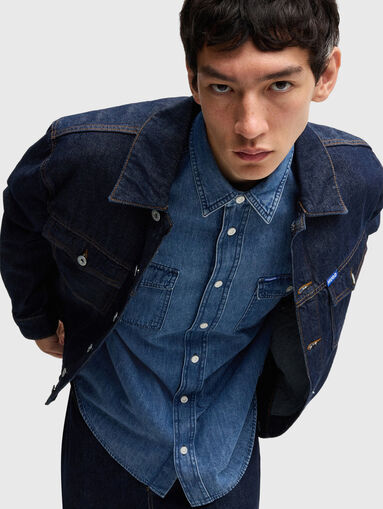 EBINO denim shirt  - 4
