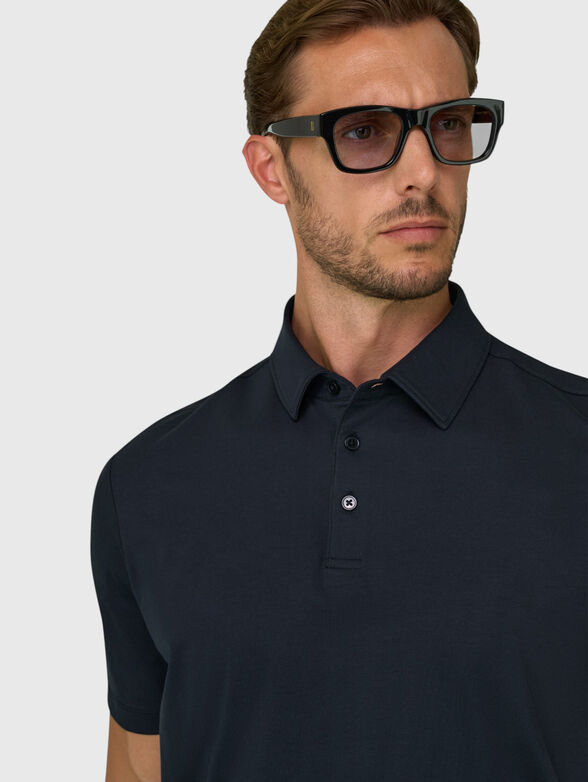 Black polo shirt - 4