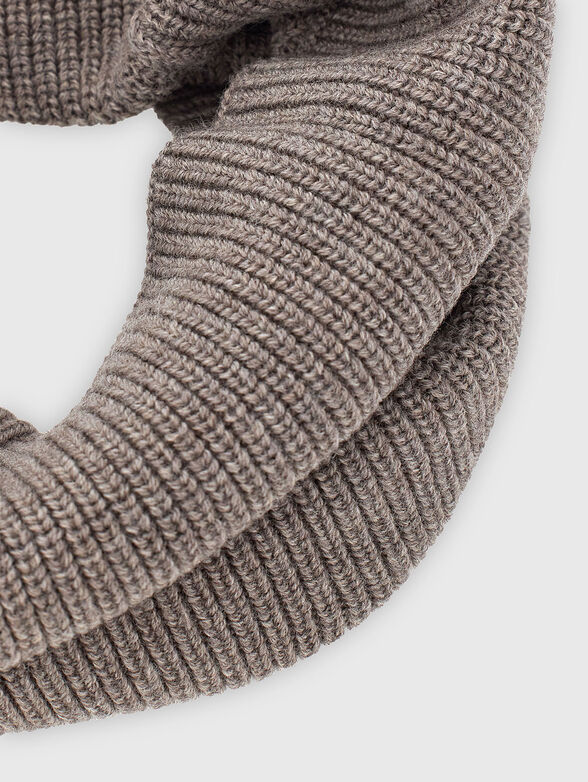 Merino wool collar scarf - 2
