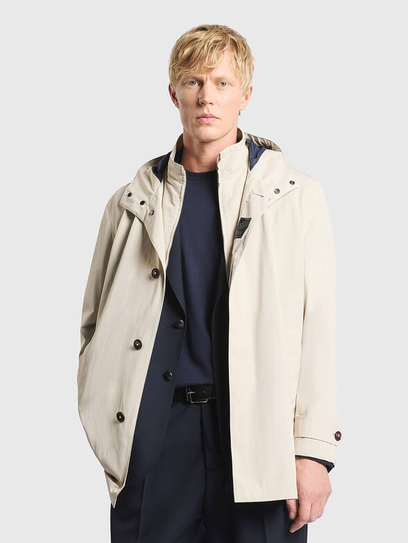 Transitional jacket with hood - 1