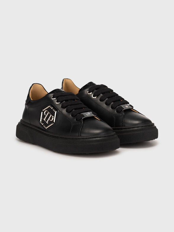 HEXAGON leather sports shoes - 2