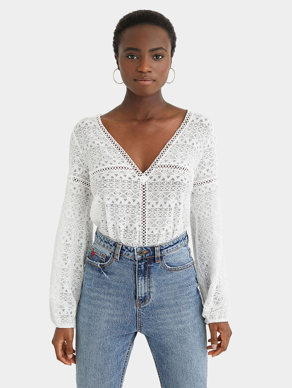 Slim bodysuit lace - 1