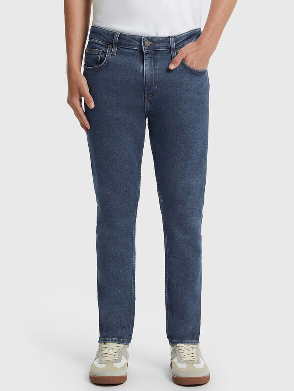 Skinny jeans in blue color - 1