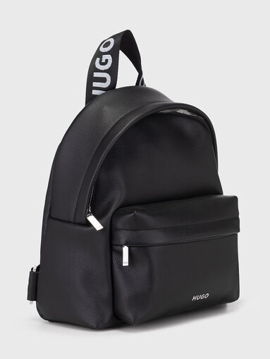 Black backpacks with logo accents - 3