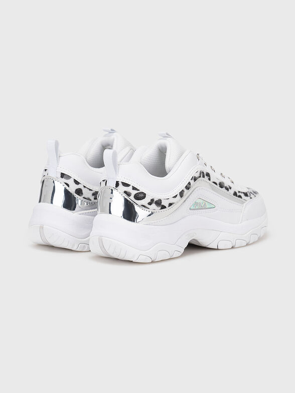 Sneakers STRADA A in black with print - 3