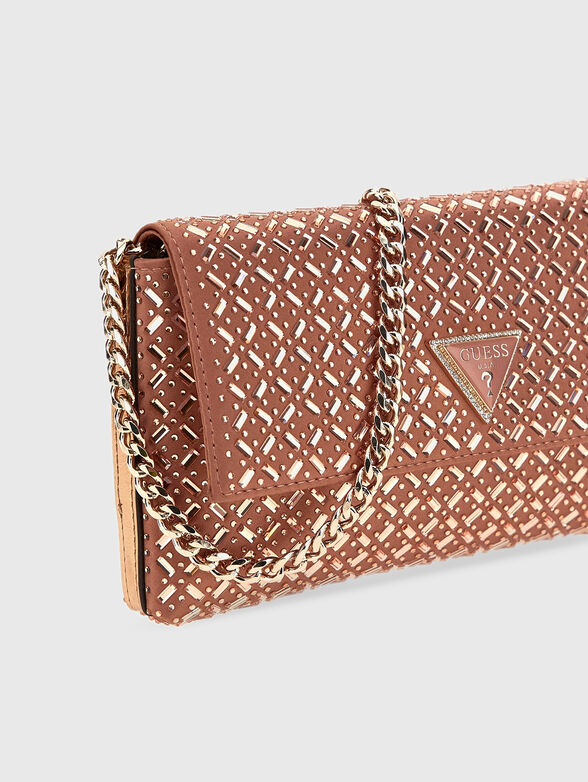 Clutch with rhinestones - 4