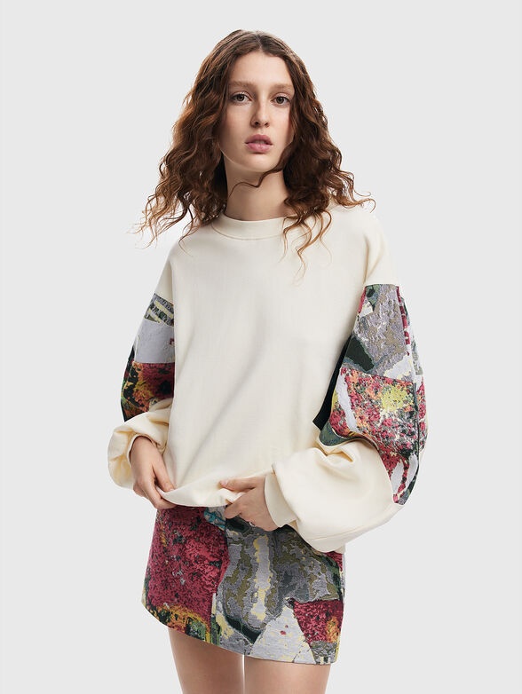 M. CHRISTIAN LACROIX sweatshirt with accent sleeves - 1