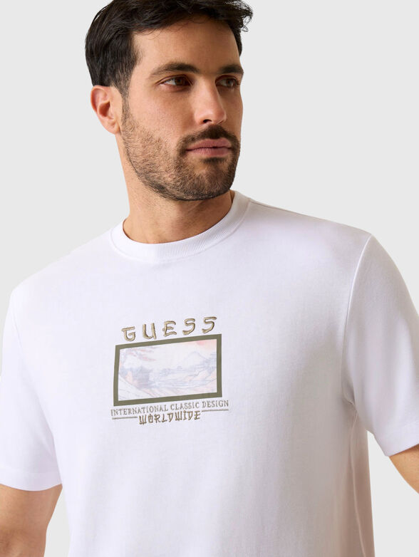 Printed cotton T-shirt  - 4